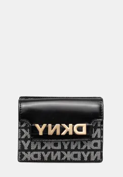 Dkny portofel culoarea negru, R52Z5M22 imagine