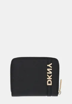Dkny portofel de piele culoarea negru, R521KM25 imagine