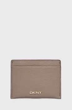 Dkny Portofel femei, culoarea bej imagine