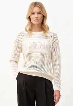 Dkny pulover culoarea bej, DJ6R0962 imagine