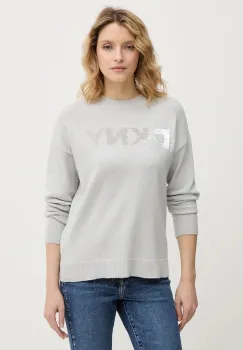 Dkny pulover culoarea bej, light, DJ4R0407 imagine