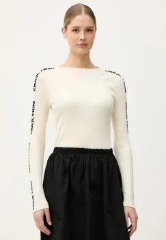 Dkny pulover culoarea bej, light, DJ6R0104 imagine