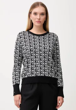 Dkny pulover culoarea negru, DJ5R0877 imagine