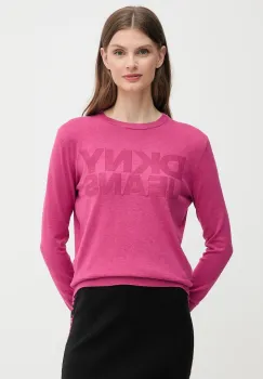 Dkny pulover culoarea roz, light, DJ5R0646 imagine