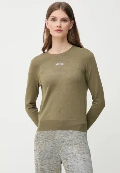 Dkny pulover culoarea verde, light, DJ5R0743 imagine