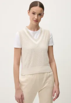 Dkny pulover de bumbac femei, culoarea bej, light, DP5R6021 imagine