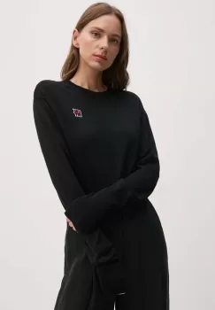 Dkny pulover de lana femei, culoarea negru, light, D2E4A116 imagine