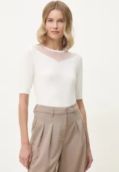 Dkny pulover femei, culoarea bej, light, P4KSAU06 imagine