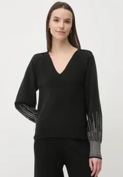 Dkny pulover femei, culoarea negru, light, P4JSCT85 imagine