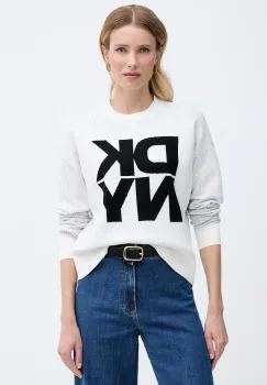 DKNY pulover pentru femei cu vascoza imagine