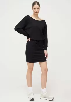 Dkny rochie culoarea negru, mini, drept imagine