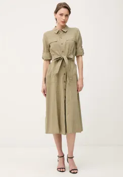 DKNY rochie tip camasa cu modal imagine