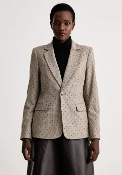 DKNY  sacou cu un singur rand de nasturi pentru femei imagine