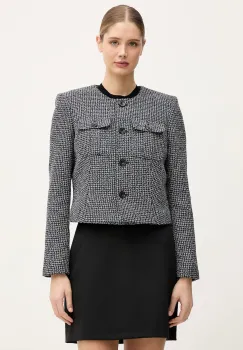 Dkny sacou culoarea bleumarin, un singur rand de nasturi, UK5JV347 imagine