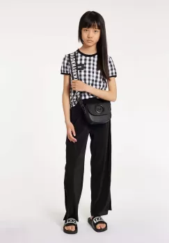Dkny tricou copii culoarea negru imagine