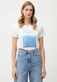 Dkny tricou culoarea alb, DJ6T1693 imagine