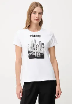 Dkny tricou culoarea alb, P52HOWNA imagine