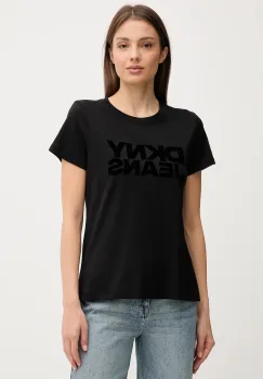 Dkny tricou culoarea negru, DJ4T1265 imagine