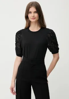 Dkny tricou culoarea negru, DJ5T1475 imagine