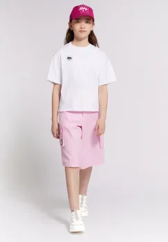 Dkny tricou de bumbac pentru copii culoarea alb, D62311 imagine