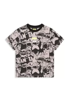 Dkny tricou de bumbac pentru copii x DC Comics culoarea negru, modelator imagine