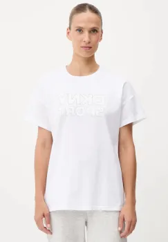 Dkny tricou din bumbac culoarea alb, DP5T1346 imagine