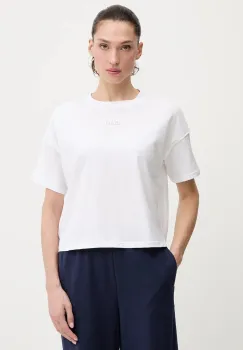 Dkny tricou din bumbac culoarea alb, DP6T1662 imagine