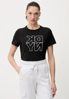 Dkny tricou din bumbac culoarea negru, DP6T1533 imagine