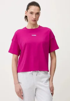 Dkny tricou din bumbac culoarea roz, DP6T1662 imagine