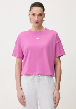 Dkny tricou din bumbac culoarea violet, DP6T1662 imagine