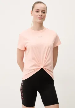 Dkny tricou din bumbac femei, culoarea portocaliu, DP5T9994 imagine