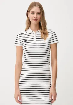 Dkny tricou polo culoarea alb, DJ5R0728 imagine