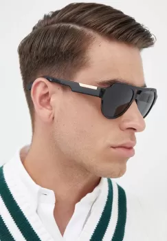 Dolce & Gabbana ochelari de soare barbati, culoarea negru imagine