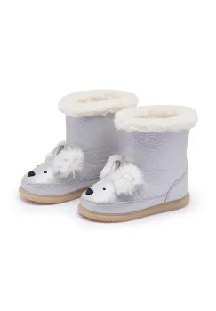 Donsje cizme de zapada pentru copii din piele Meloniek Boots Polar Fox imagine