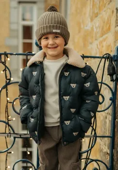 Donsje geaca copii Florus Jacket Koalas culoarea bleumarin, 4102101 imagine