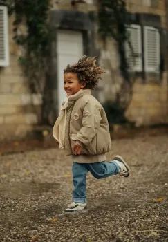 Donsje geaca copii Oscor Jacket Alpaca culoarea verde, 4102301 imagine