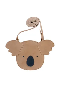 Donsje geanta de mana din piele pentru copii Britta Classic Purse Koala culoarea bej, 5001006 imagine