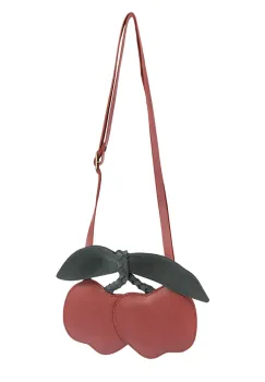 Donsje geanta de mana din piele pentru copii Nanoe Fruit Purse Cherry imagine