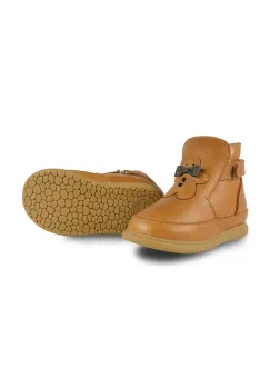 Donsje ghete de iarna pentru copii din piele Abbus Shoes Gingerbread culoarea maro, 1500103 imagine