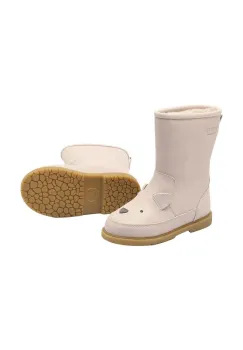 Donsje ghete de iarna pentru copii din piele Wadudu Classic Boots Cat culoarea roz, 2022020 imagine