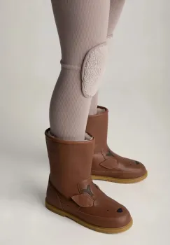 Donsje ghete de iarna pentru copii din piele Wadudu Special Boots Stag culoarea maro, 2022010 imagine