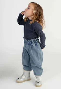 Donsje pantaloni baggy pentru copii din bumbac Juma Trousers imagine