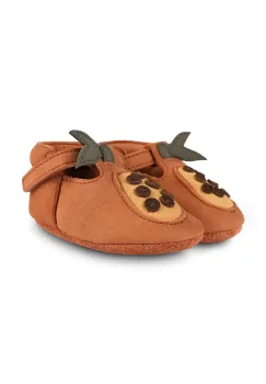 Donsje pantofi din piele intoarsa pentru bebe Nanoe Shoes Papaya culoarea maro, 1005019 imagine