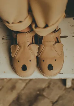 Donsje pantofi din piele intoarsa pentru copii Xan Classic Shoes Koala imagine