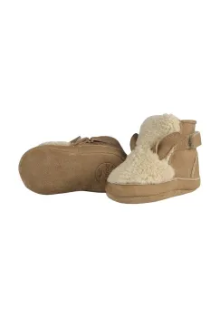 Donsje pantofi pentru bebelusi Richy Booties Alpaca culoarea bej, 1033806 imagine