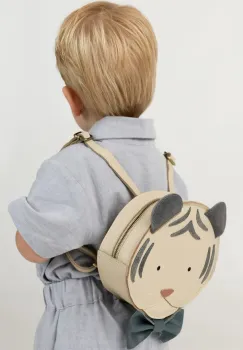Donsje rucsac pentru copii, din piele Tendo Backpack Festive White Tiger imagine