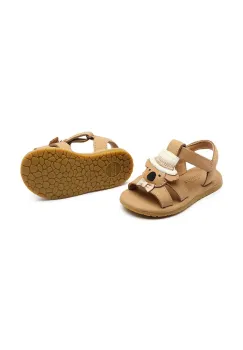 Donsje sandale din piele pentru copii Hilley Sandals Groom culoarea maro, 1501602 imagine