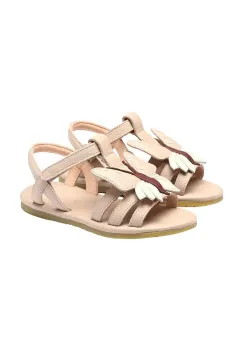 Donsje sandale din piele pentru copii Iles Sky Sandals Butterfly culoarea bej, 2025201 imagine