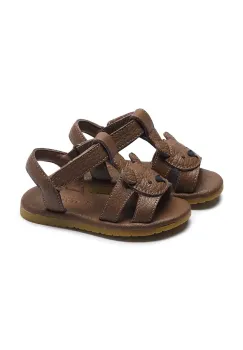 Donsje sandale din piele pentru copii Mhalo Sandals Bear culoarea maro, 1502301 imagine