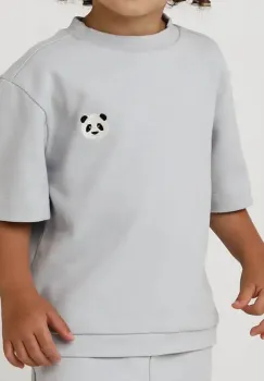 Donsje tricou copii Jarne T-shirt Panda neted, 4081803 imagine